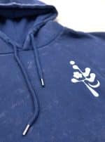 TSURU OVERSIZE WASH  HOOD BLUE - Image 3