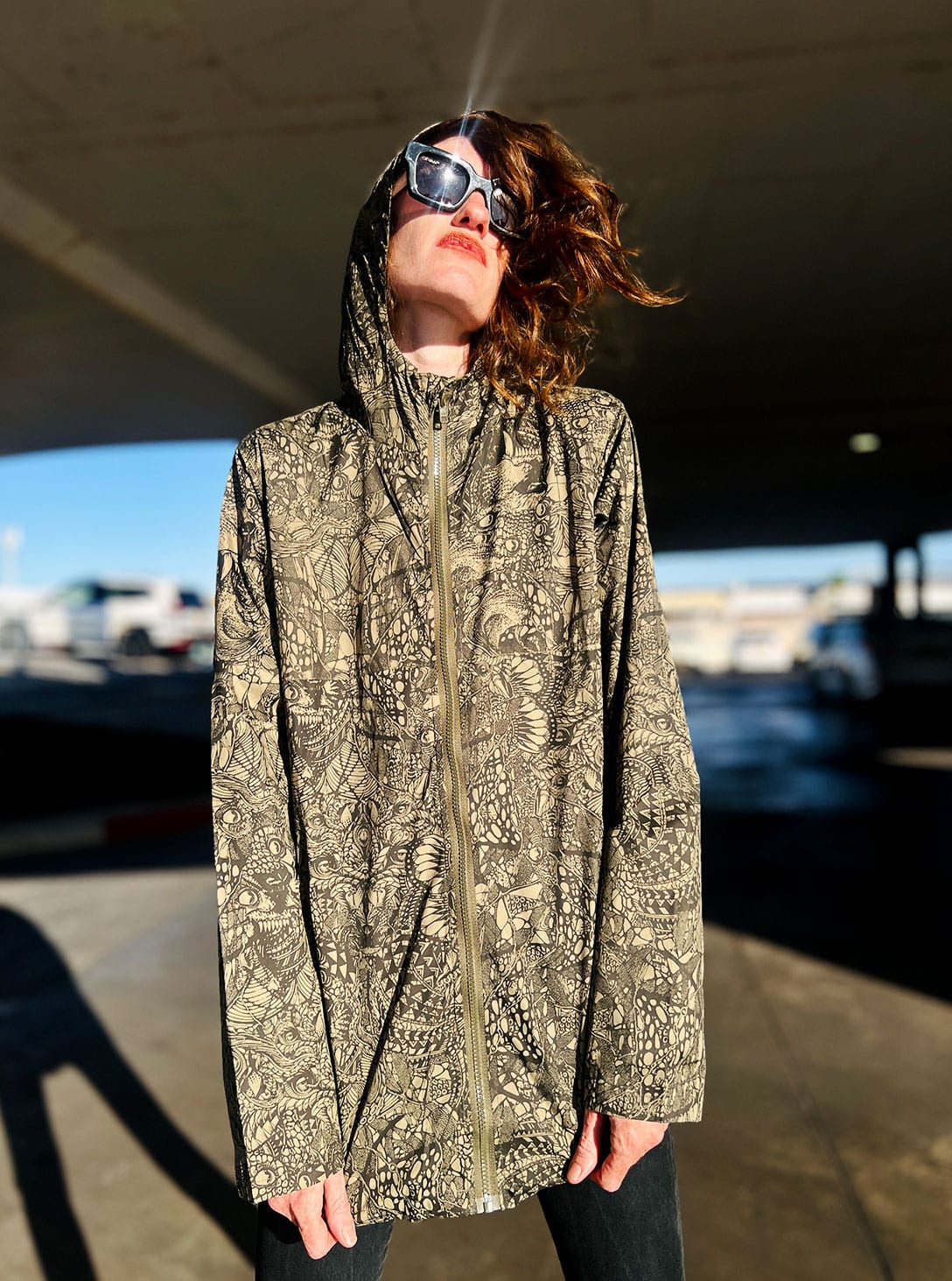 1(139) JUNO WIND JACKET OLIVE - Image 1