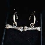 Horizontal Bone Earrings