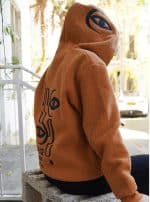 CHEBURASHKA WOMEN HOOD ORANGE - Image 3
