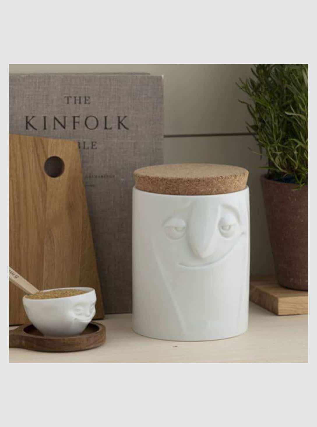 2(368) CHARMING JAR WHITE 1700 ML - Image 1