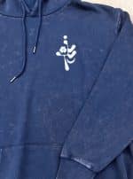 TSURU OVERSIZE WASH  HOOD BLUE - Image 4