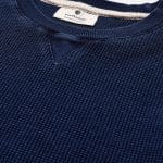 AKRUBEN INDIGO WAFFLE SWEAT