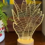 snake plant lamp