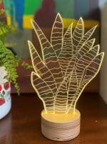 snake plant lamp