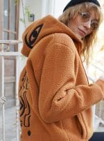 CHEBURASHKA WOMEN HOOD ORANGE - Image 4
