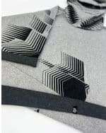 MAVERICK PONCHO ICE GREY - Image 4