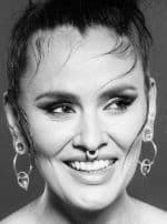 Dangle Hoop Earrings SILVER - Image 4