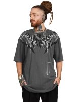 ACID PUNKS MEN'S T-SHIRT GREY