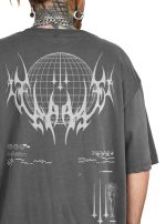 ACID PUNKS MEN'S T-SHIRT GREY - Image 3