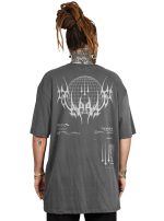 ACID PUNKS MEN'S T-SHIRT GREY - Image 2