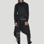 Ash UNISEX Wrap Skirt BLACK