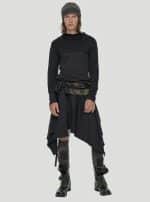 Ash UNISEX Wrap Skirt BLACK