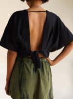ALICE CROP TOP BLACK