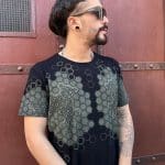 SANADA MEN'S T-SHIRT BLACK