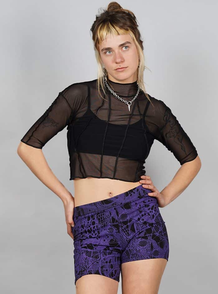 MINERVA WOMEN SHORTS BLACK - Image 3