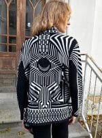 JADE JACKET-UNISEX KNITTED CARDIGAN - Image 2