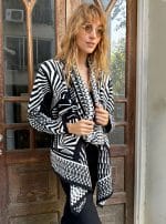JADE JACKET-UNISEX KNITTED CARDIGAN - Image 3