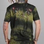 Champignon MEN T LIME TIE DYE