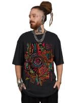 CODEX OVERSIZE T-SHIRT GREY MEL - Image 5