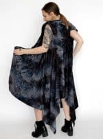 Desert Warrior OVERSIZE WOMEN Vest WASH BLACK - Image 3