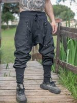 Drop Crotch MEN'S Pants BLACK