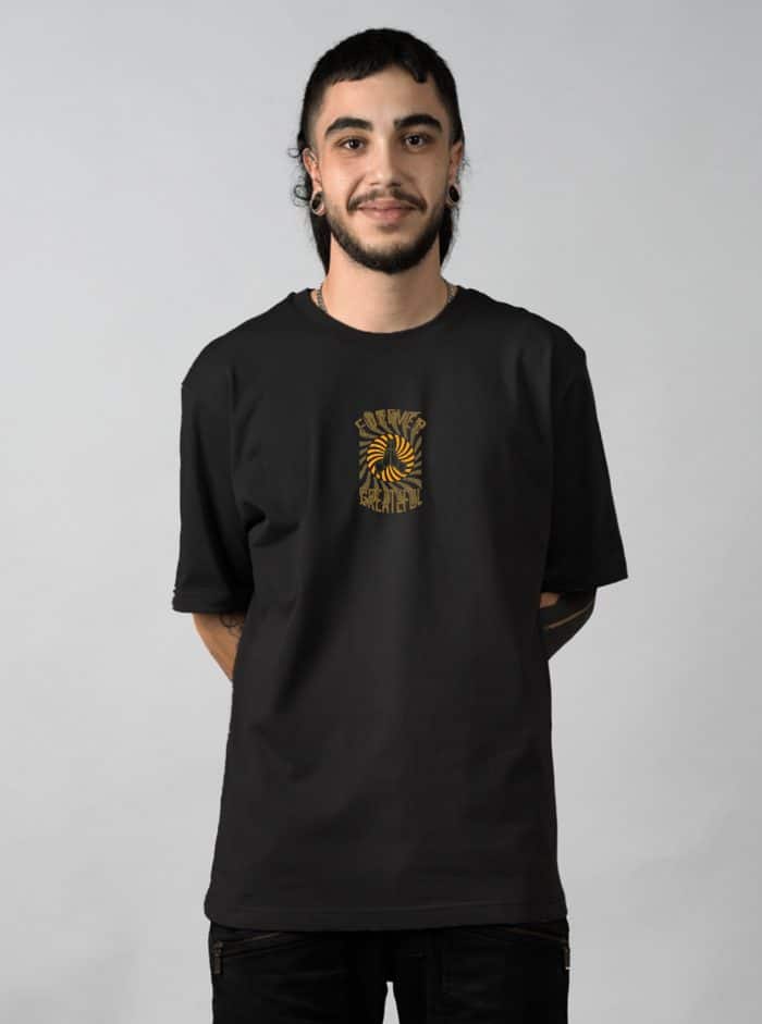 FOREVER GRATEFUL MEN'S OVERSIZE SHIRT BLACK - Image 8