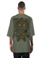 FOREVER GRATEFUL MEN'S OVERSIZE SHIRT OLIVE