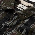 AKHANKY JACQUARD OVERSHIRT FOREST NIGHT