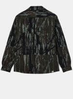 AKHANKY JACQUARD OVERSHIRT FOREST NIGHT - Image 3