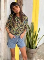 Funtasm Button Shirt Jungle Yellow - Image 2