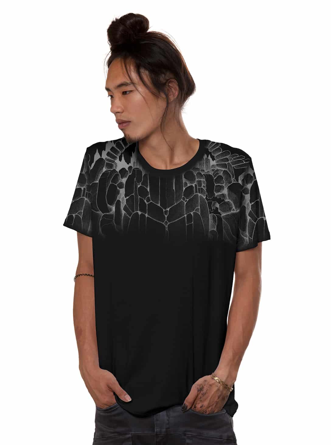 FUSION 2025-BLACK_0003_Layer 95 FUSION CULTURE MEN T BLACK - Image 1