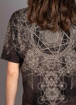 GRID THEORY T-SHIRT TIE DYE BLACK TEXTURE - Image 5