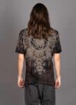 GRID THEORY T-SHIRT TIE DYE BLACK TEXTURE