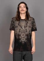 GRID THEORY T-SHIRT TIE DYE BLACK TEXTURE - Image 6