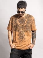 GRID THEORY T-SHIRT TIE DYE ORANGE - Image 6