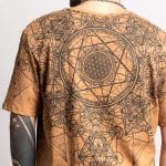 GRID THEORY T-SHIRT TIE DYE ORANGE