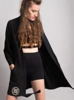 HOSHI WOMEN MIDI KIMONO BLACK - Image 6