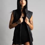 ICHI WOMEN VEST BLACK