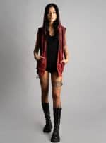 ICHI WOMEN VEST RED - Image 5
