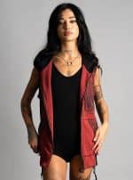 ICHI WOMEN VEST RED - Image 2