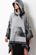 MAVERICK PONCHO ICE GREY - Image 3