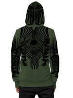 JETT MEN HOOD WITH ZIPPER OLIVE - Image 3