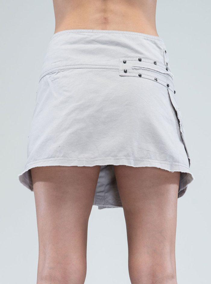 Jett Mini Skirt STEEL - Image 2