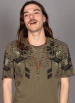 KAITAN MEN'S T-SHIRT OLIVE - Image 3
