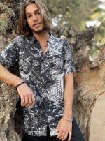 Dea Button Shirt Black - Image 5