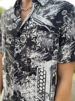Dea Button Shirt Black - Image 2