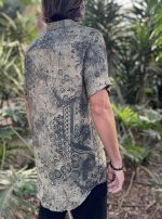 Dea Button shirt OLIVE - Image 2