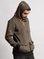 KAPUCHOL MEN HOOD WITH POCKETS OLIVE - Image 5