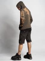 KAPUCHOL MEN HOOD WITH POCKETS OLIVE - Image 3